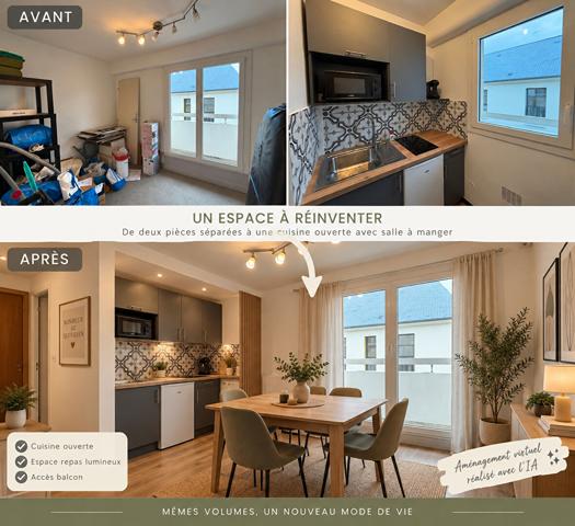 AVARICUM - APPARTEMENT 49 M² RÉNOVÉ AVEC BALCON