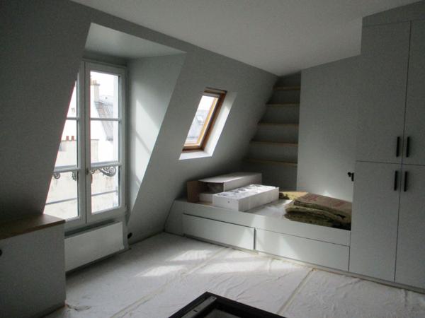 Studio Meublé Paris 1 pièce 20.63m2