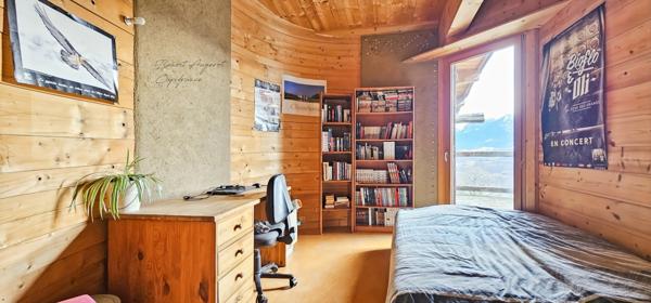 À vendre, Hauteurs du GROISY (Haute-Savoie)– Maison écologique 180m² avec vue panoramique Terrain 1500m²