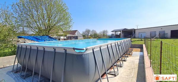 Maison de campagne sur 1,5 ha et plan d'eau