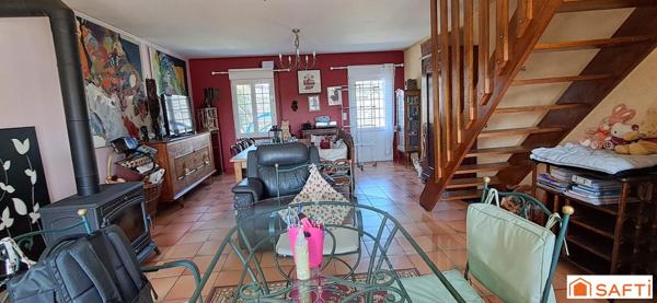 Maison de campagne sur 1,5 ha et plan d'eau