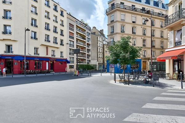Duplex lumineux en dernier étage avec terrasse