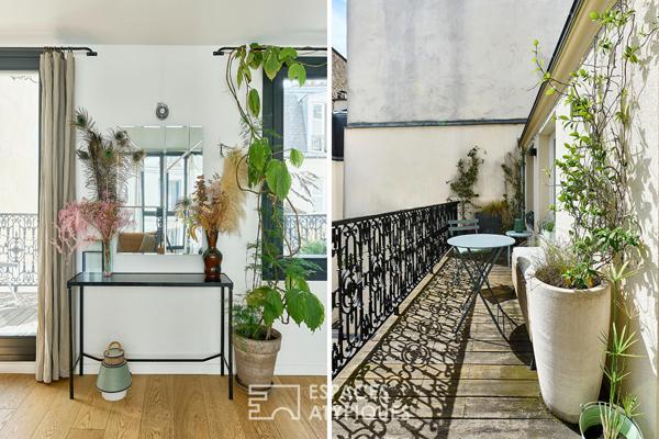 Duplex lumineux en dernier étage avec terrasse
