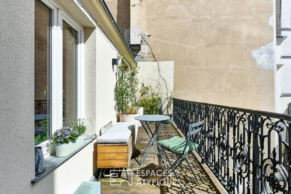 Duplex lumineux en dernier étage avec terrasse
