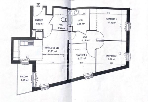 BOISSY-SAINT-LEGER - 4 Pièces et 72 m² - Quartier Gare