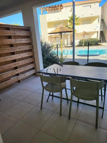 Marina di Bravone – T3 avec terrasse face piscine, parking et plage à proximité