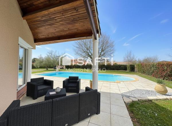 Charmante maison familiale de caractère avec piscine – Brax (31490)