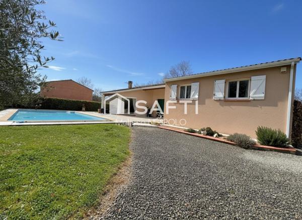 Charmante maison familiale de caractère avec piscine – Brax (31490)