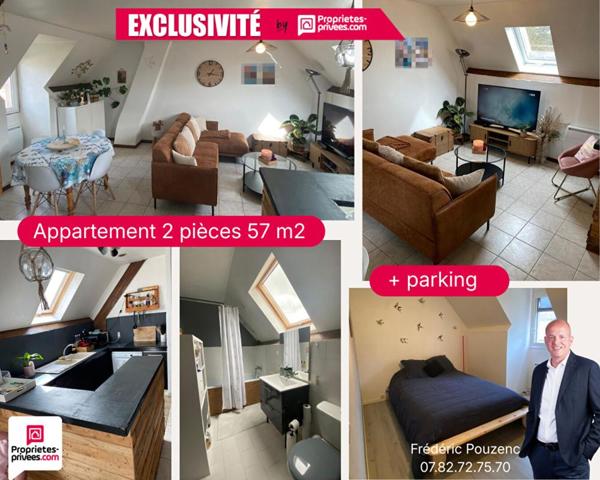 Exclusivité / Houdan 14 mn / Appartement 2 pièces 57 m2 + parking
