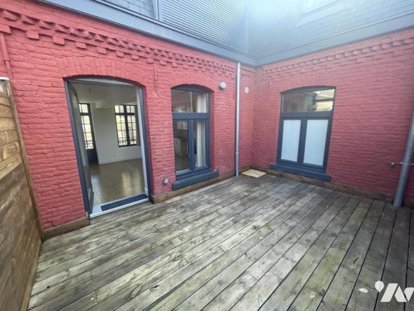 Appartement T3 avec terrasse et balcon – SECLIN Hypercentre – Face à la Collégiale