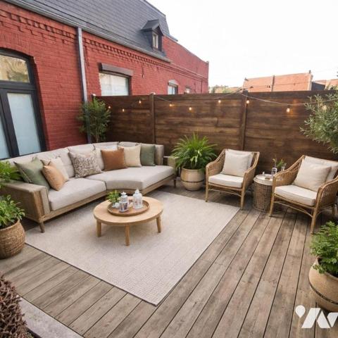 Appartement T3 avec terrasse et balcon – SECLIN Hypercentre – Face à la Collégiale