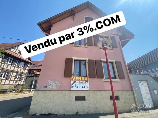3%.COM Grande maison avec 4 chambres au centre de Berstett Berstett (67370)