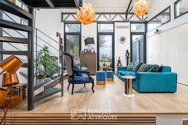 Loft familial et son patio à ciel ouvert aux portes de Clamart