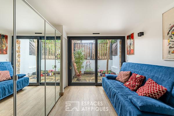 Loft familial et son patio à ciel ouvert aux portes de Clamart