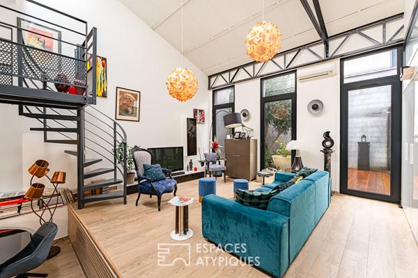 Loft familial et son patio à ciel ouvert aux portes de Clamart