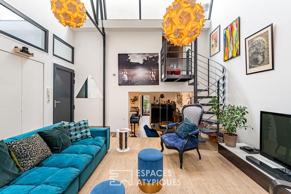 Loft familial et son patio à ciel ouvert aux portes de Clamart