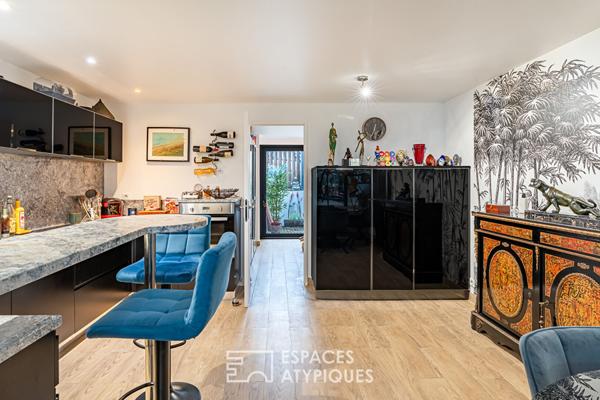 Loft familial et son patio à ciel ouvert aux portes de Clamart