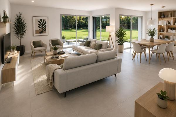 Terrain + Maison à vendre 6 pièces - 145 m²