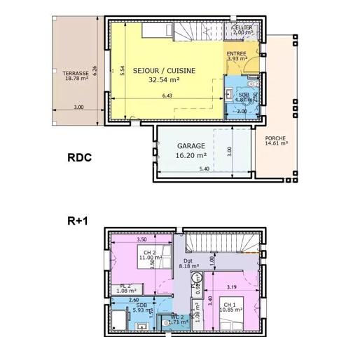 Vente Maison 3 pièces 84 m2 à Oletta