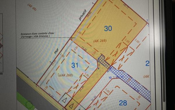 Vente Terrain Constructible Ginestas   