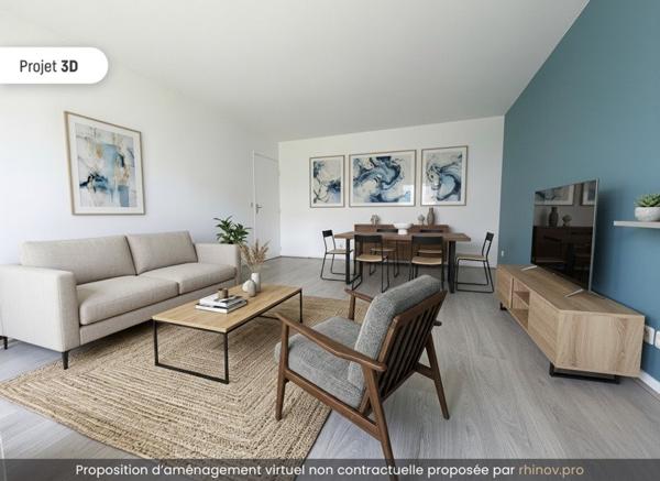 Appartement à vendre |  Pontoise |  3 pièces | 61 m²