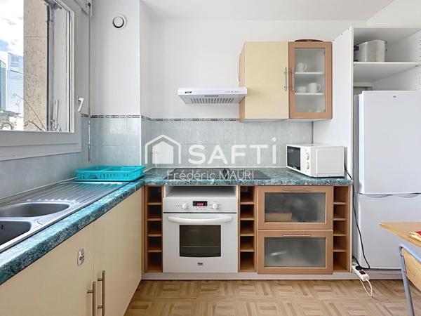 2 pièces spacieux & lumineux, au Calme - avec cave