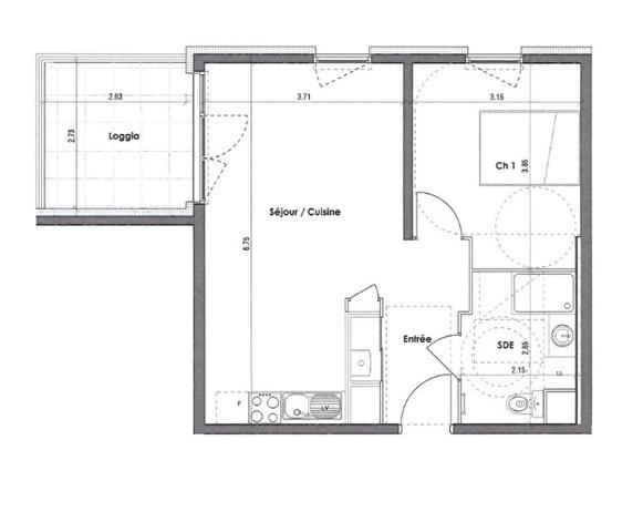 Appartement Nimes T2