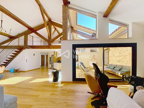 Duplex de caractère rénové, 4 chambres, 188 m²