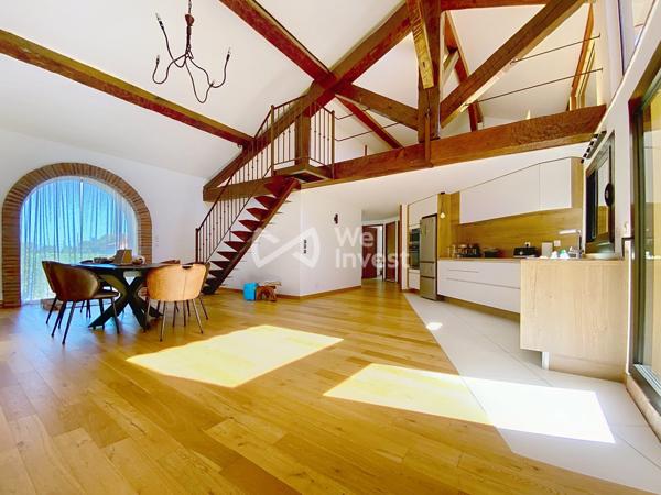 Duplex de caractère rénové, 4 chambres, 188 m²