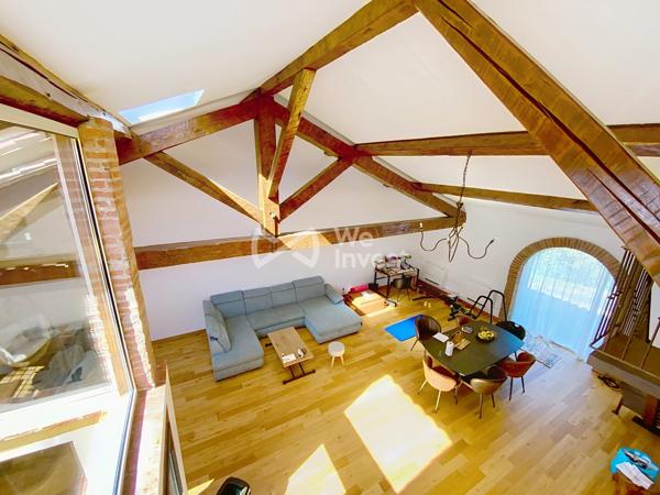 Duplex de caractère rénové, 4 chambres, 188 m²