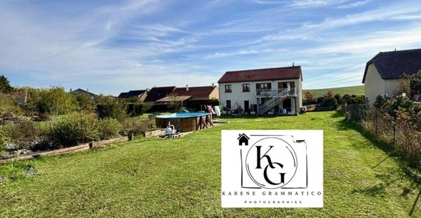 Maison individuelle familiale 5 pièces 4 chambres jardin et garage TUCQUEGNIEUX (54)