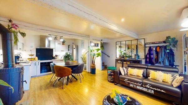 Maison de village 4 pièces avec terrasse, garage et cave