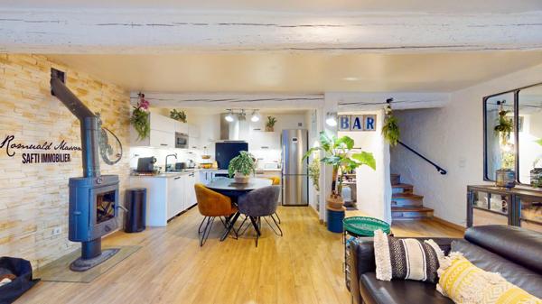 Maison de village 4 pièces avec terrasse, garage et cave