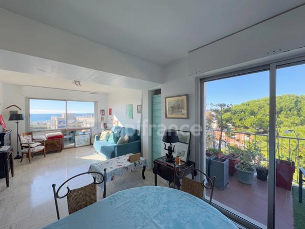 Bel appartement vue mer 69 m² – Terrasse – Balcon – Parking – Saint-Laurent-du-Var