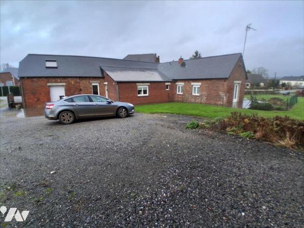 Marly-Gomont - longère rénovée - grange