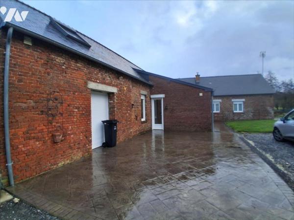 Marly-Gomont - longère rénovée - grange