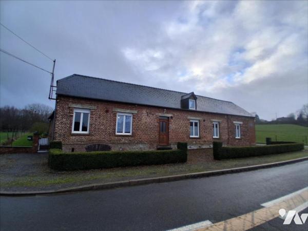 Marly-Gomont - longère rénovée - grange