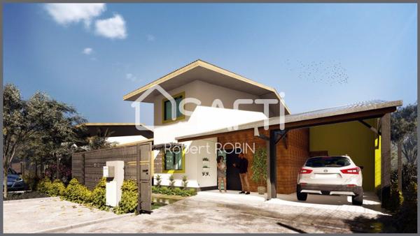 Villa de type F4 de 142m² y compris terrasse.