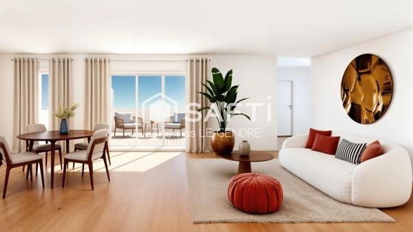 T4 neuf avec terrasse de 62 m²