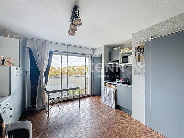 Beau studio cabine 20 m² à Gruissan, En bon état, sans vis-à-vis !