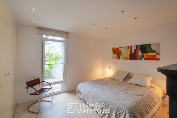 Discrète maison d’architecte au coeur des vignobles