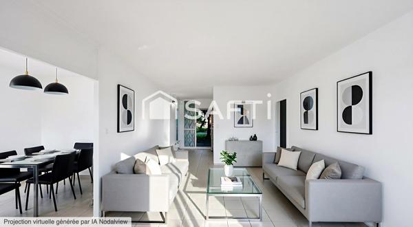 Appartement T3 place de parking et extèrieur