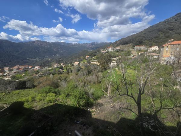 T4 rénové avec terrasse – Sainte Lucie de Tallano, vue vallée Sainte-Lucie-de-Tallano (20112)