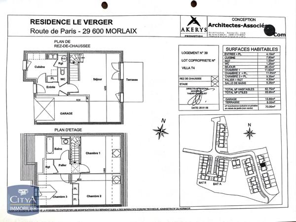 Maison à louer 4 pièces 82.75m² Morlaix (29600)