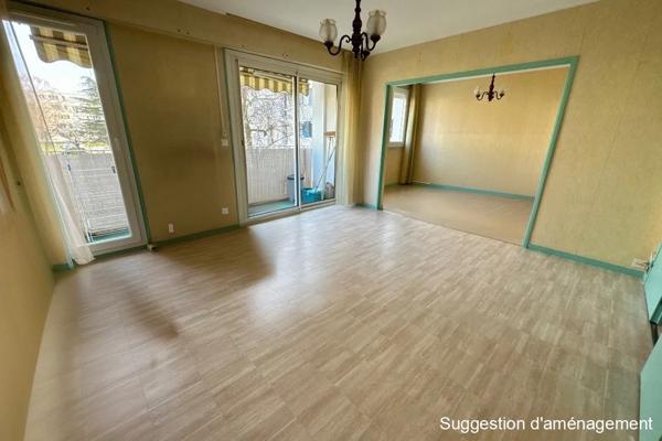 Appartement 2 chambres avec balcon et cave