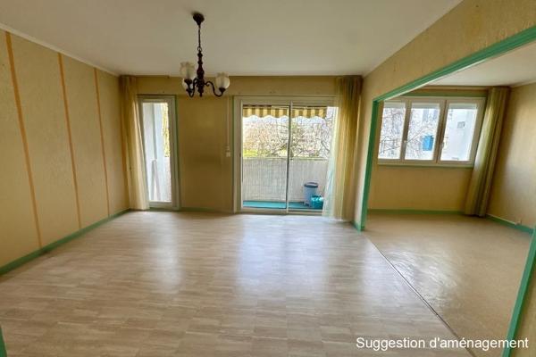 Appartement 2 chambres avec balcon et cave