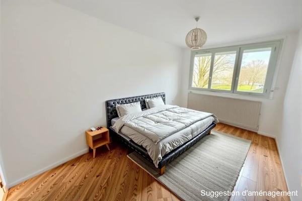 Appartement 2 chambres avec balcon et cave