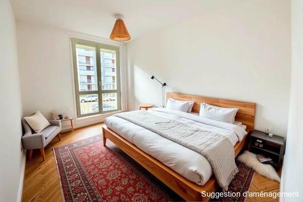 Appartement 2 chambres avec balcon et cave