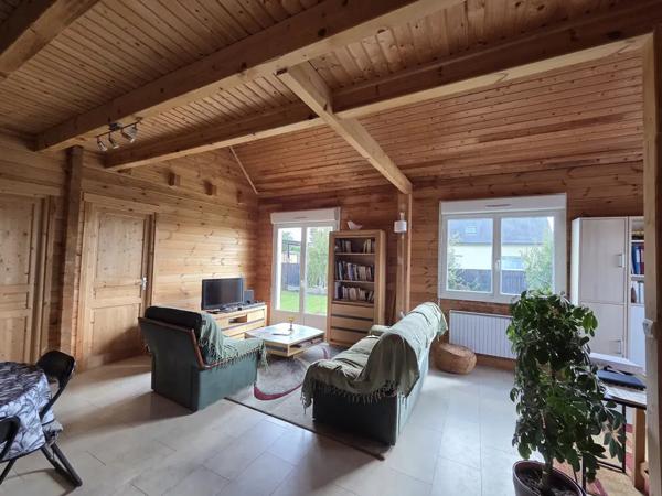 A VENDRE MAISON EN BOIS 3 CHAMBRES ROHAN (56)