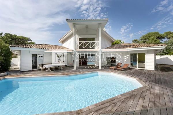 Biscarrosse proche plage – 6 chambres – Piscine –